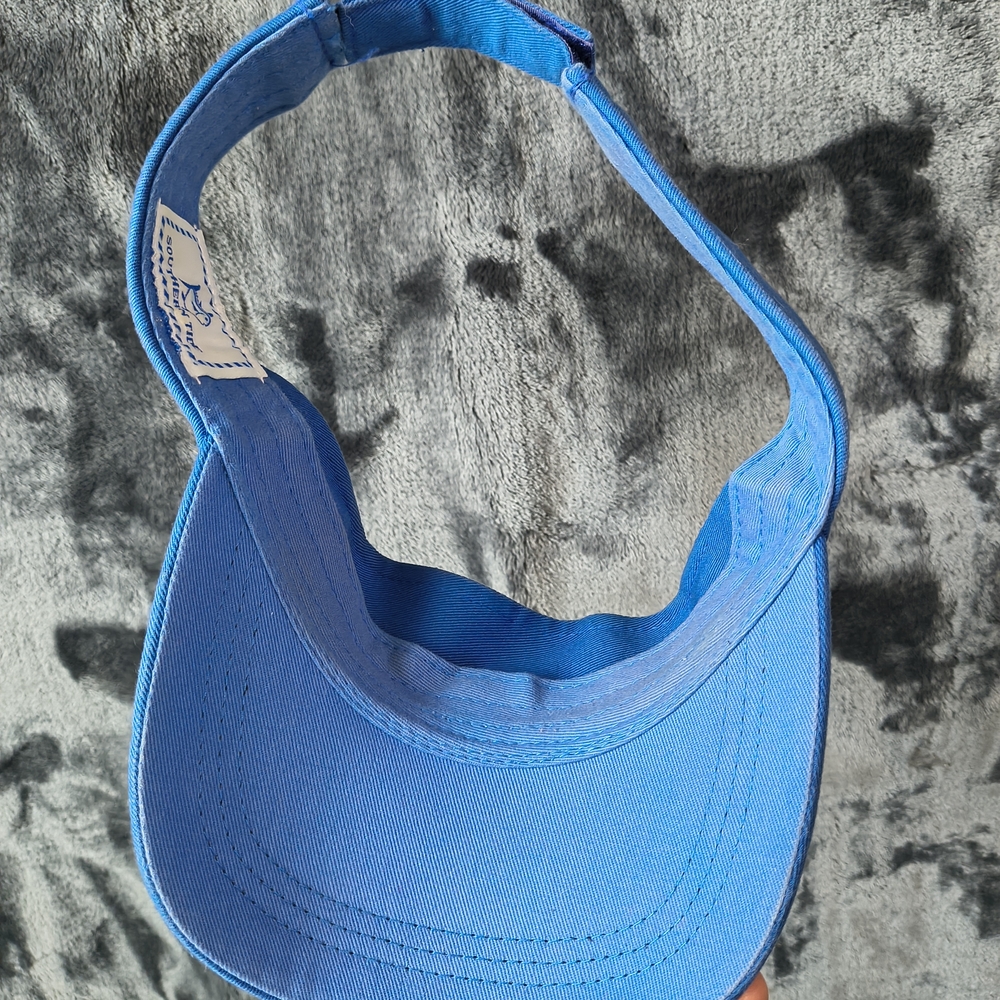 Southern Tide Blue Visor with Fish Emblem - Picture 2 of 5